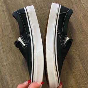 WOMEN BLACK VANS 6.5